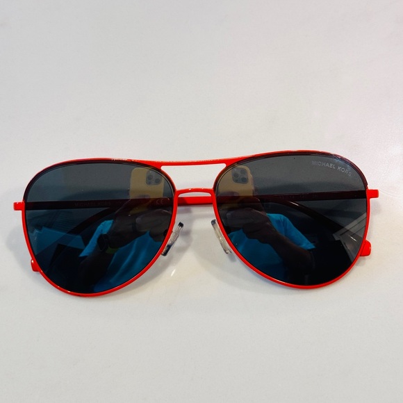 Unisex Orange Sunglasses - Picture 1 of 6